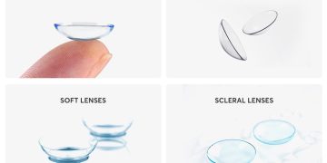 اختيار نوع العدسة اللاصقة Chooses the type of contact lenses