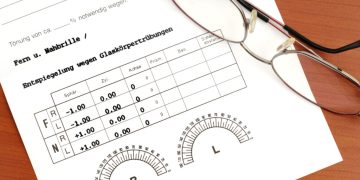 Eye glasses prescription