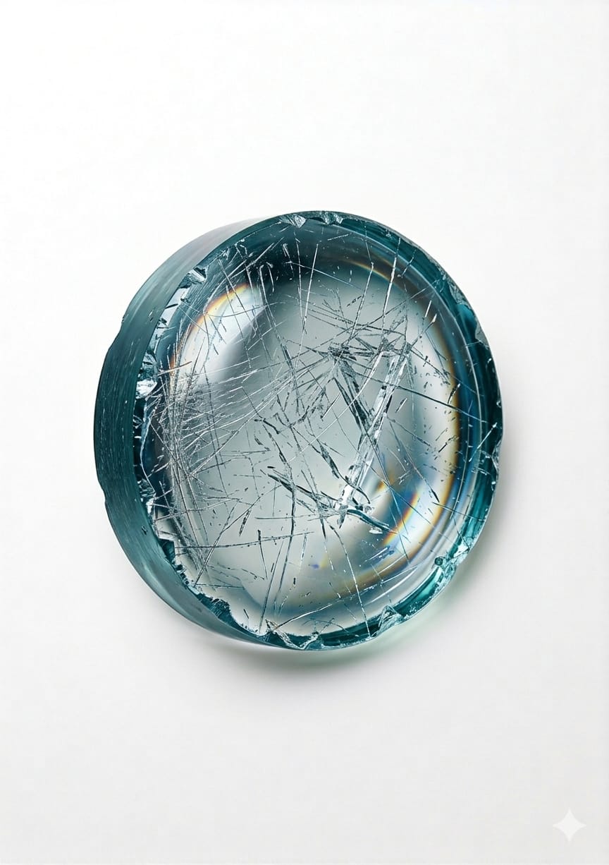 عيوب العدسات البلاستيك 